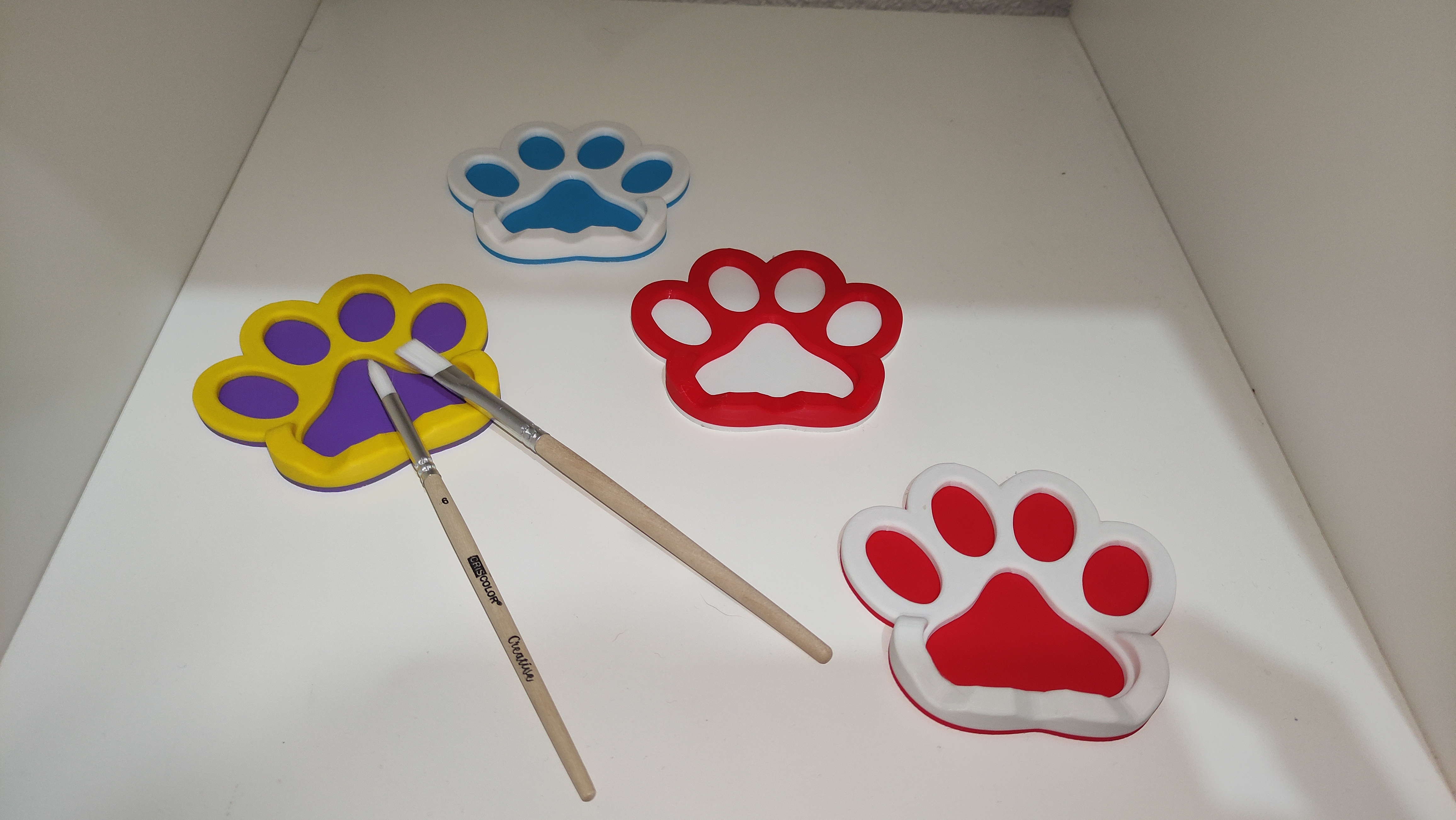 Soporte pincel huella perro (puppy brush holder) — miniatura 3