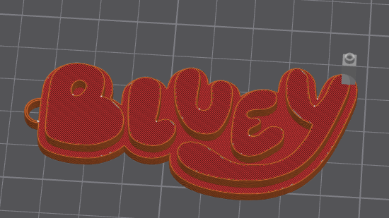 bluey keychain — miniatura 3