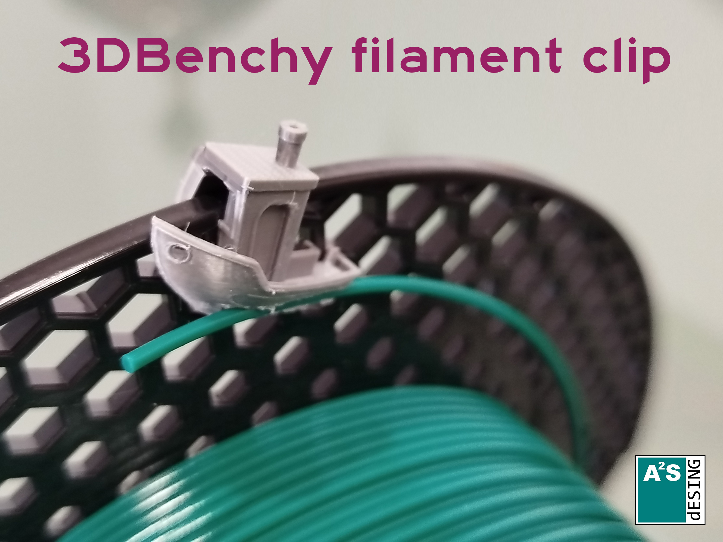 3DBenchy filament clip