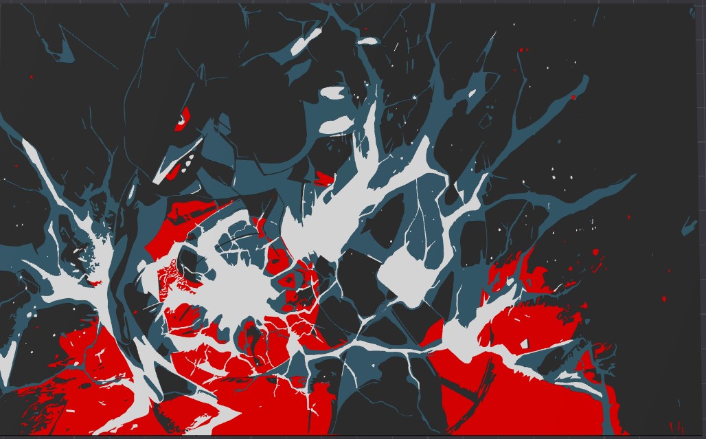 Zekrom Wall art 3D/2D