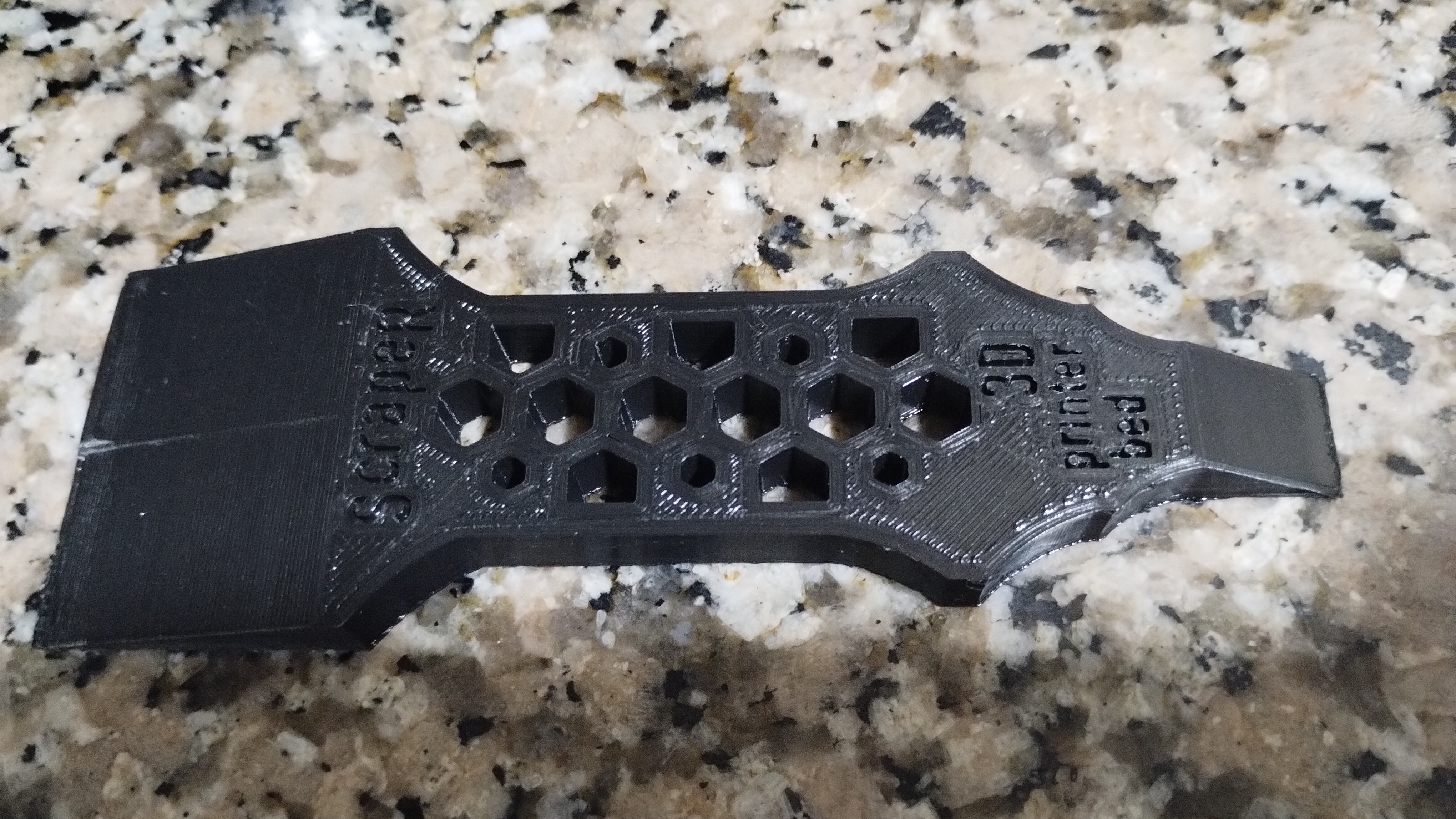 Scraper for 3D Printer Bed