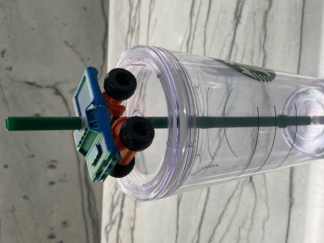 Monster Truck Straw Topper