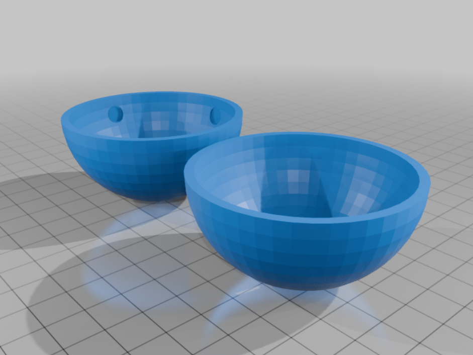 3D printed trick piggy bank/coin ball.