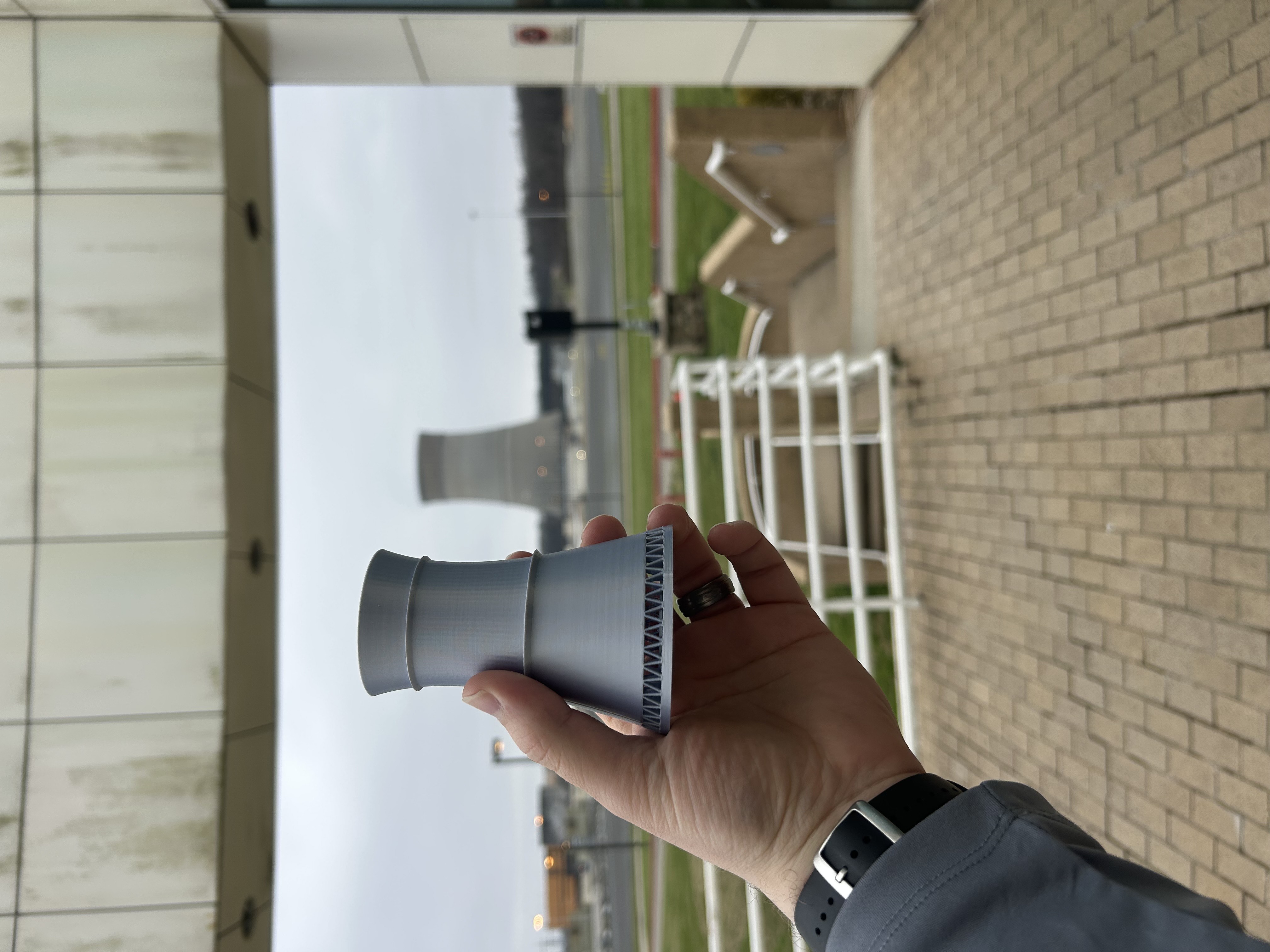 Nuclear Cooling Tower Pen Holder