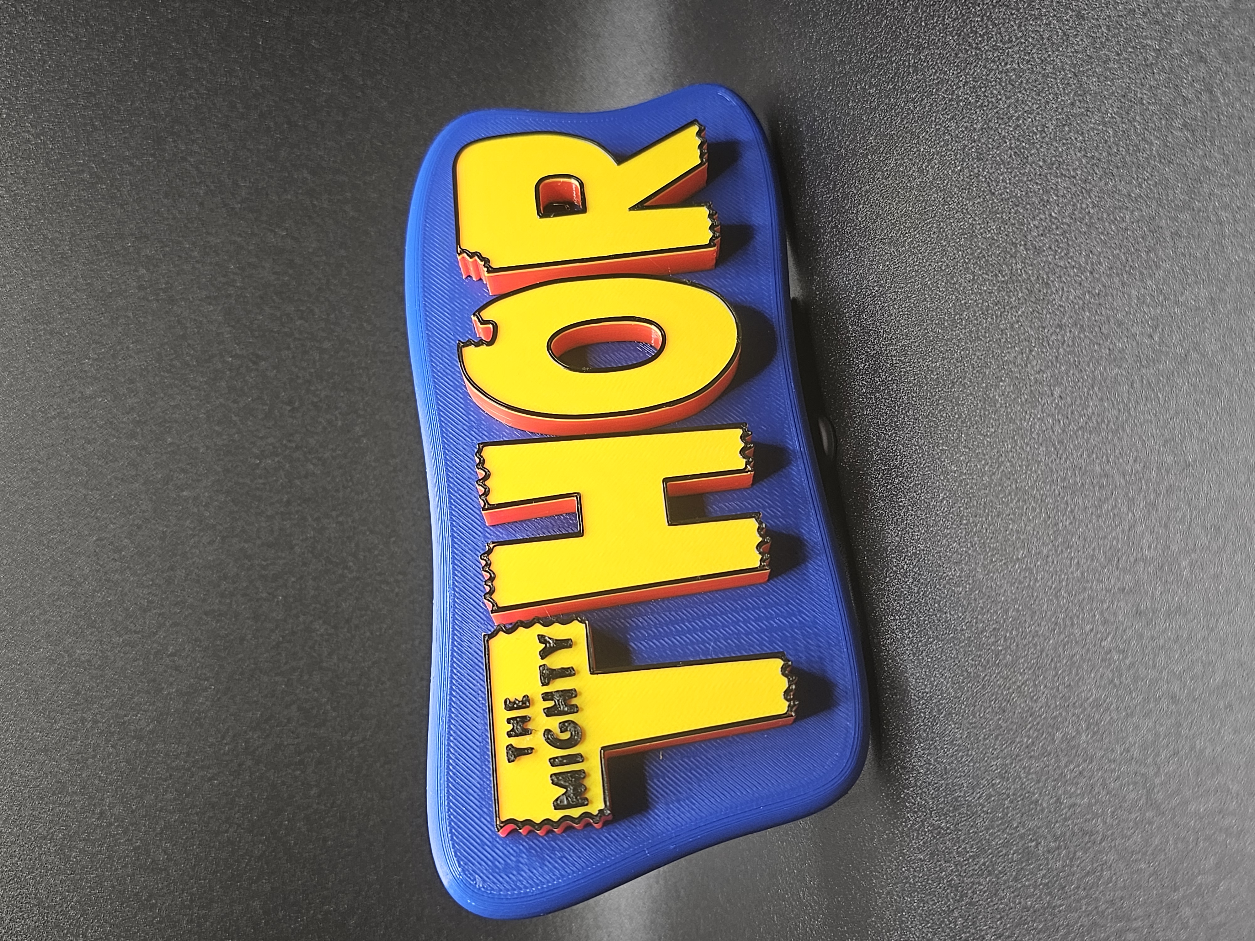 The Mighty Thor 3D Logo (Single Extruder)