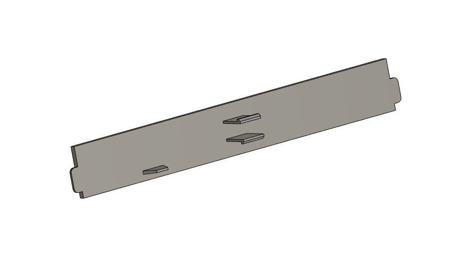 Plug for number frame 190x145 mm