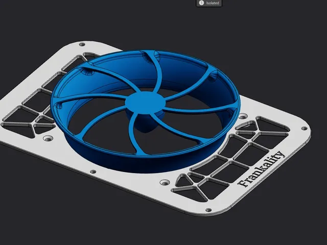 Qidi Plus 4 MCU cover 120mm fan