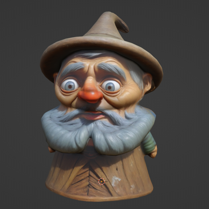 Cartoon BABA Chibby AI texture