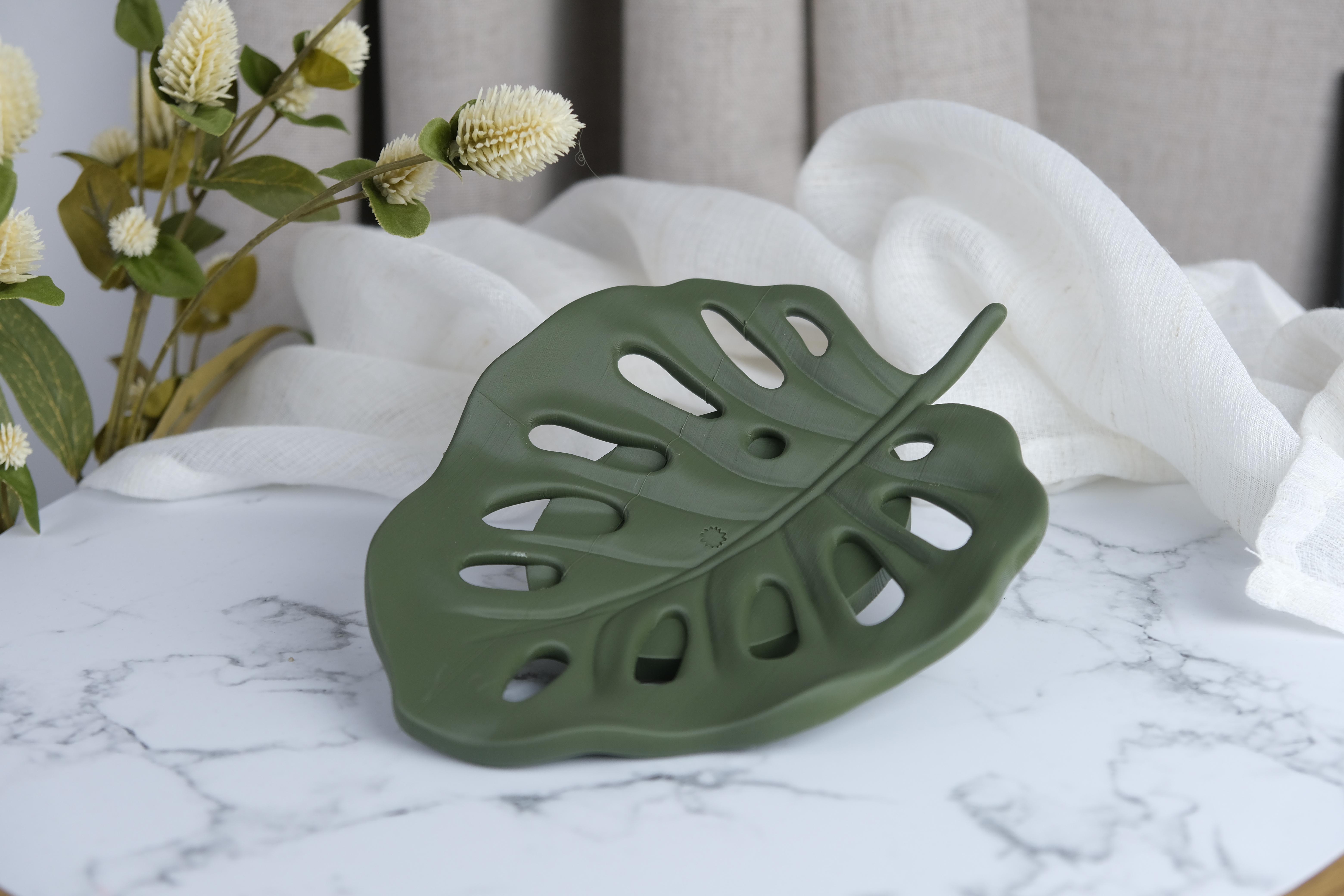 Miniatura 2 do modelo 3D Monstera Leaf Soap Dish