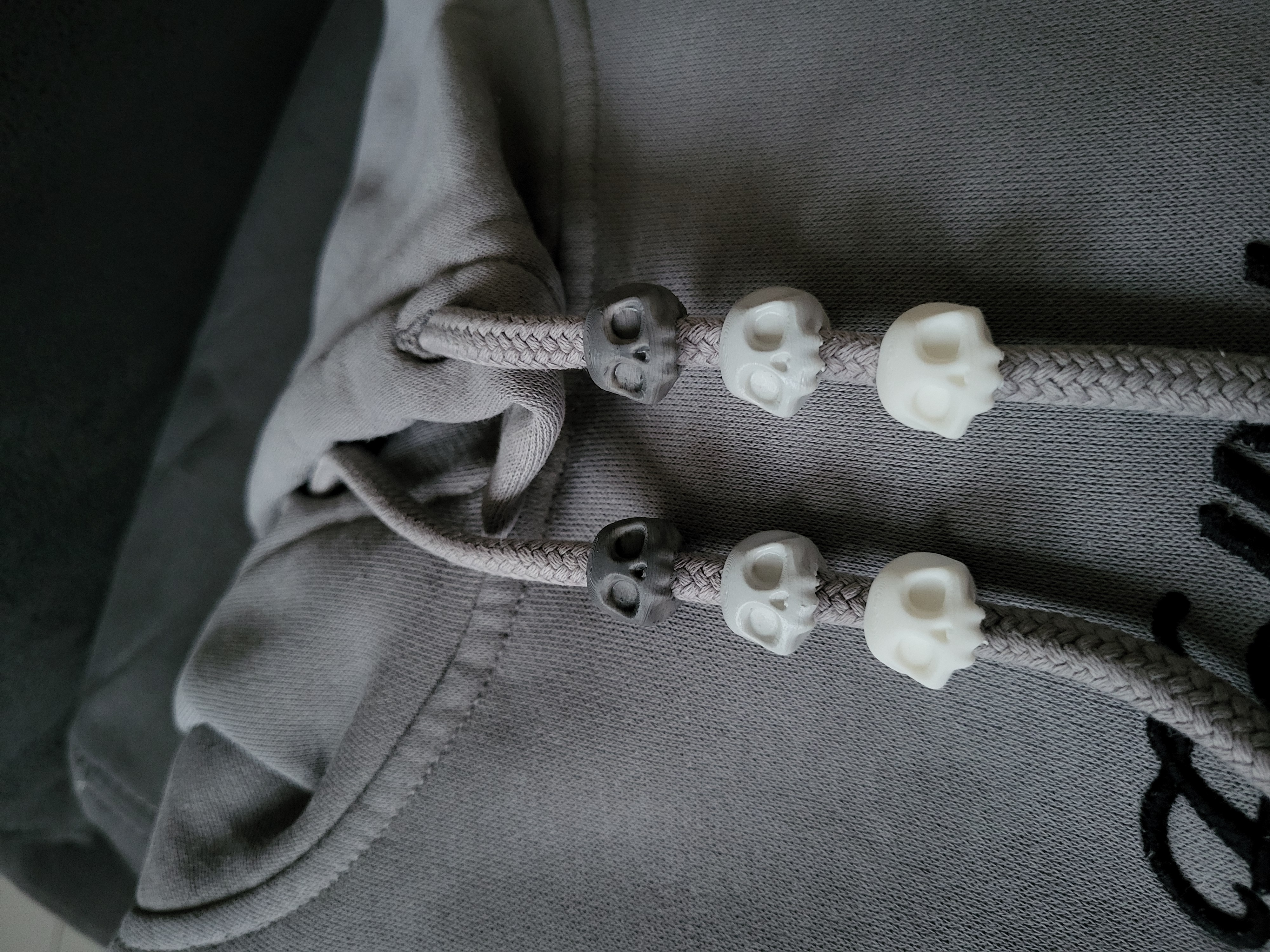 Cute skull - drawstring beads — miniatura 3