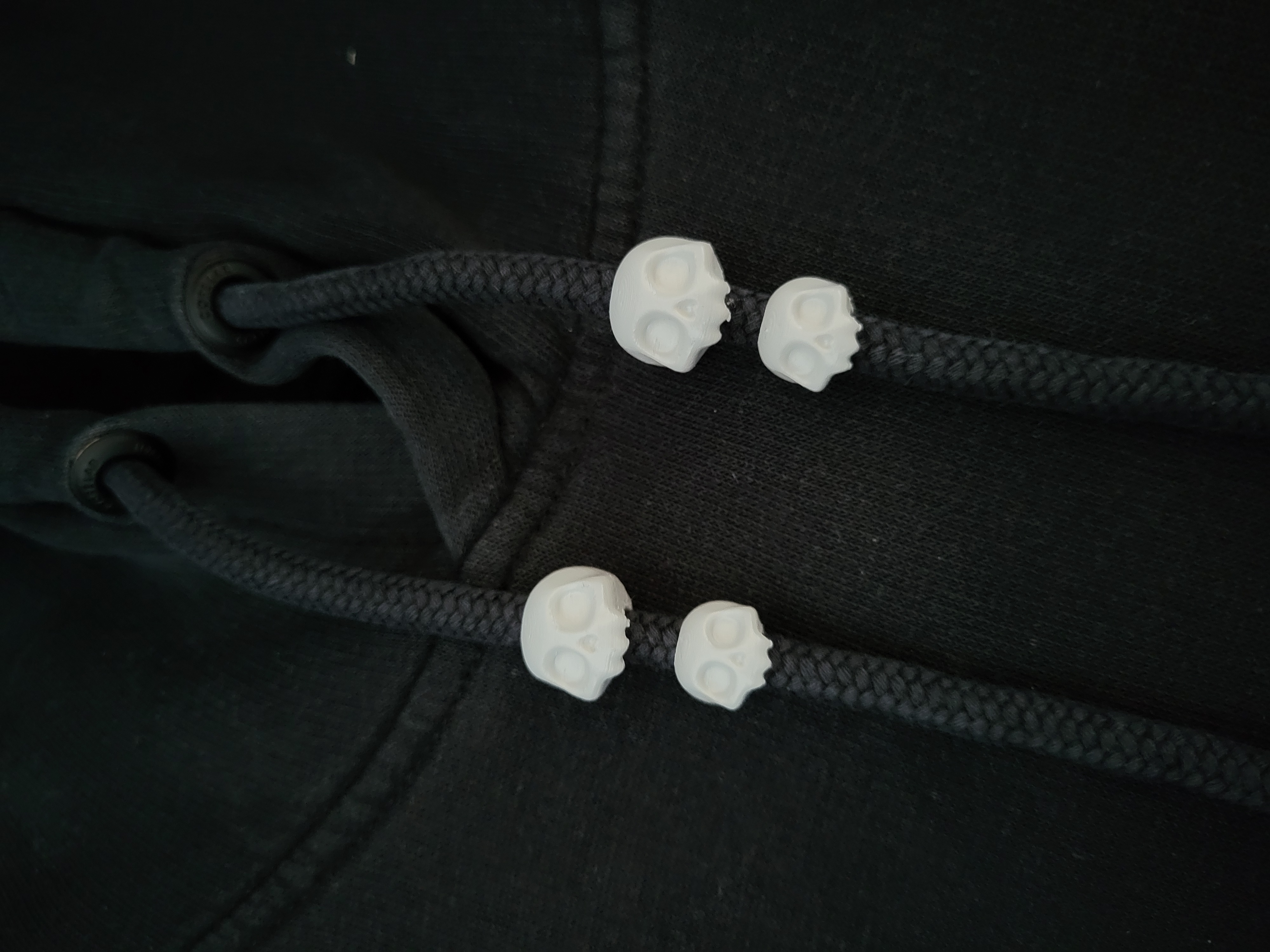 Cute skull - drawstring beads — miniatura 4