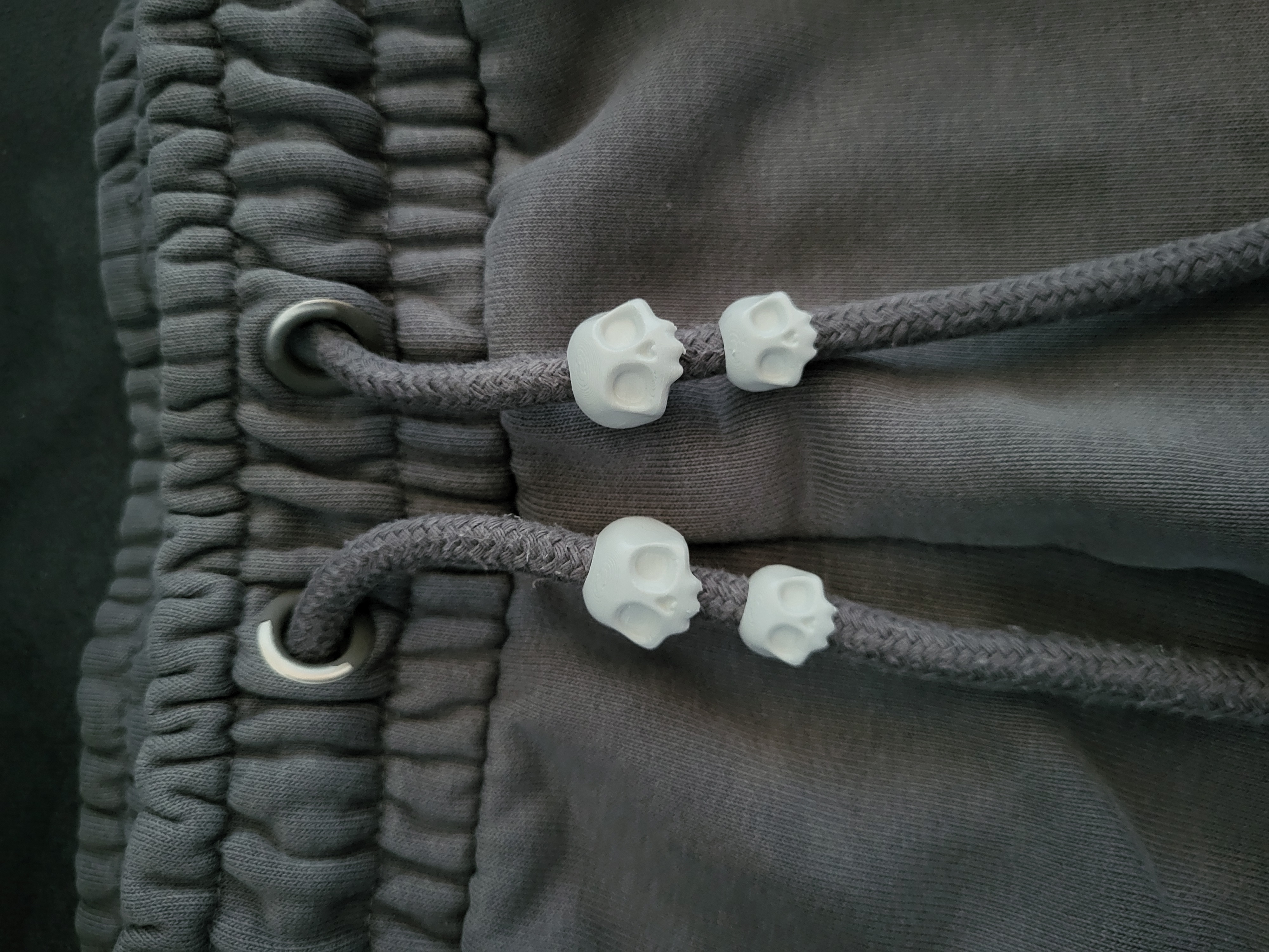 Cute skull - drawstring beads — miniatura 5