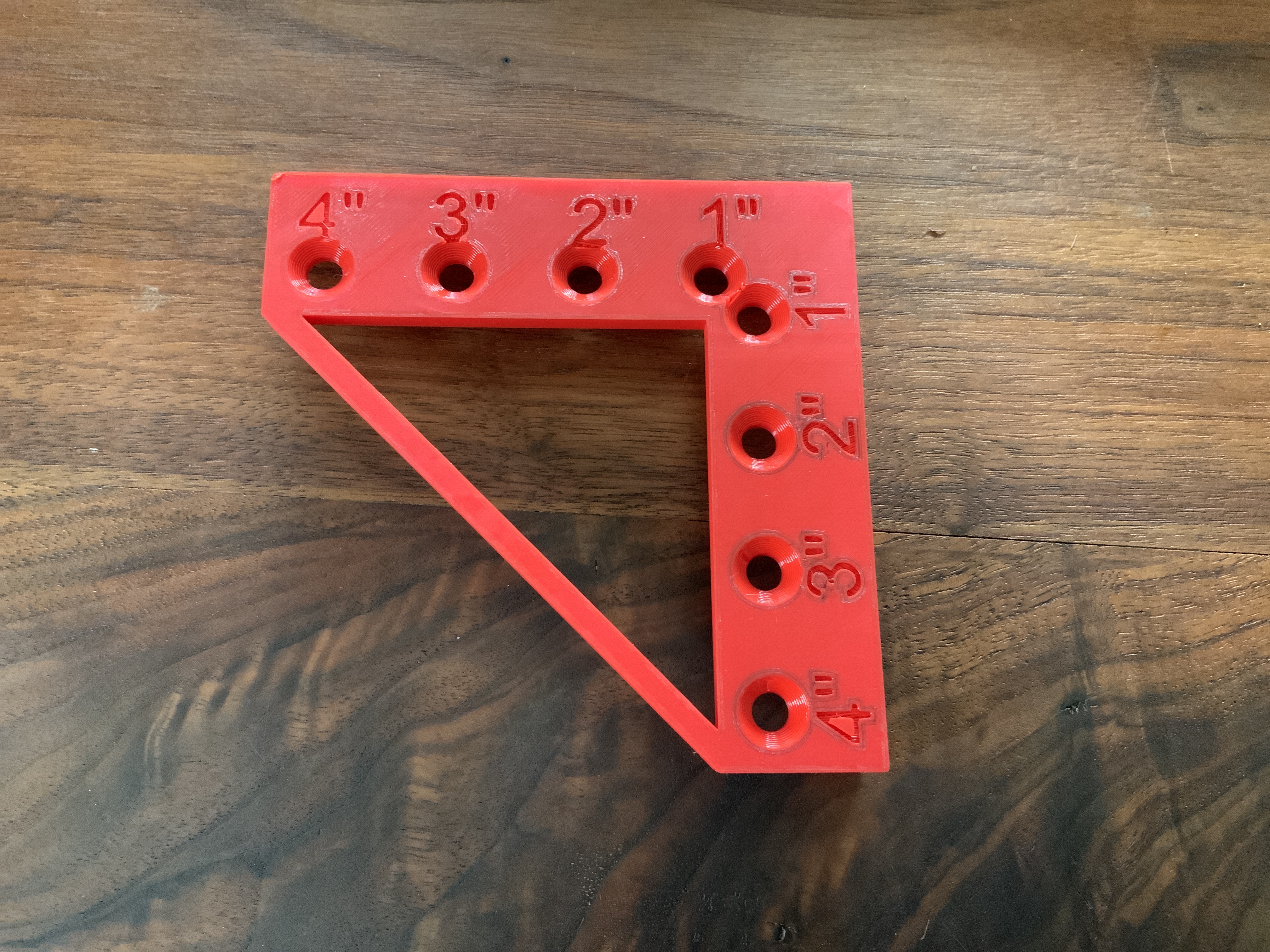 Picture Frame D Ring Hole Drilling Jig