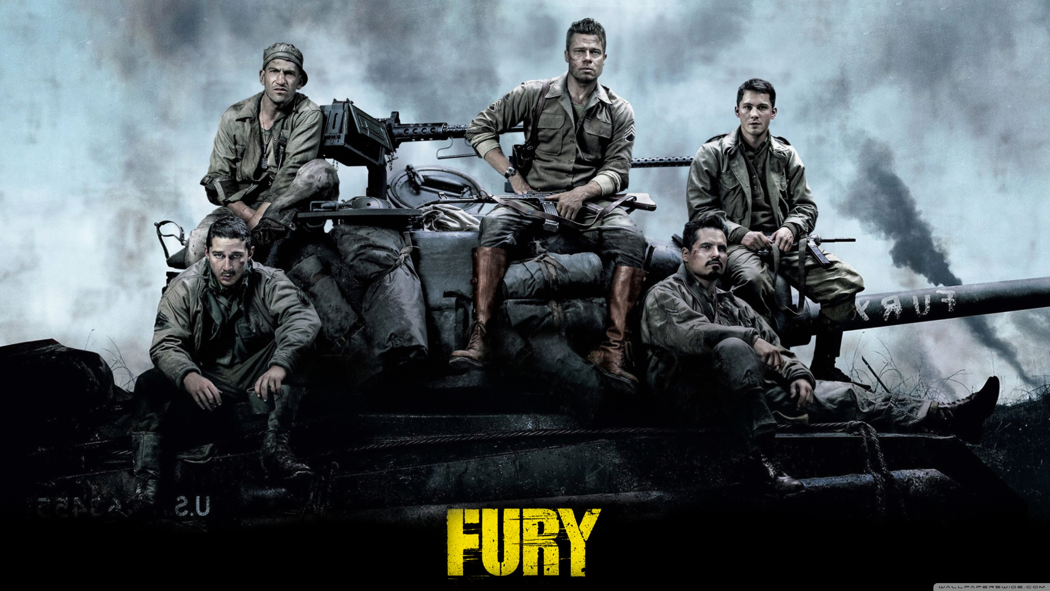 Pre-assembled M4A3E8 Fury Sherman tank