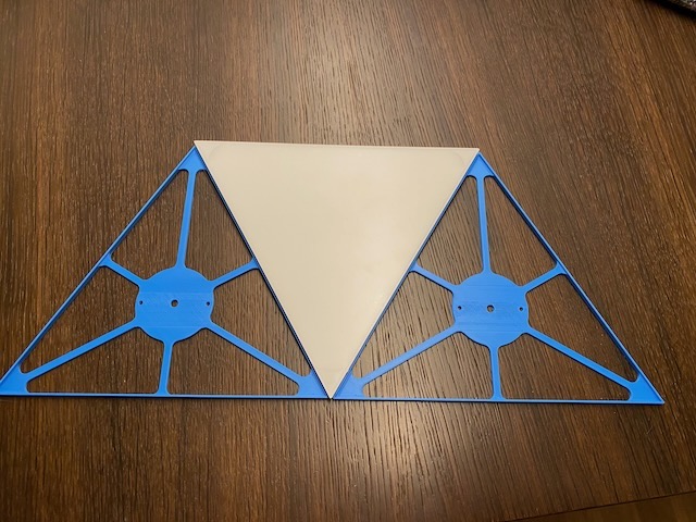 Nanoleaf Shapes Triangles Drill Template (Bohrschablone)