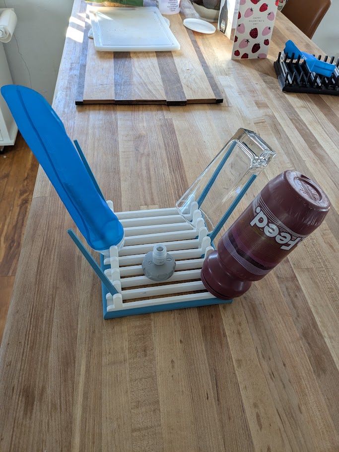 Kitchen Drying Rack With Extendable Arms