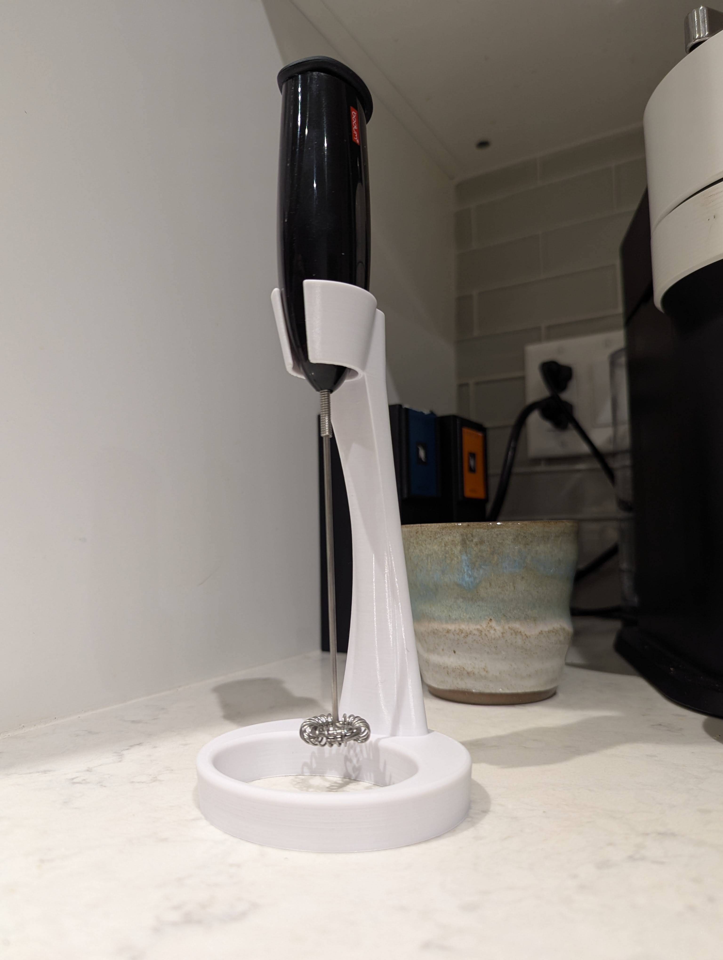 Milk Frother Stand - Bodum style