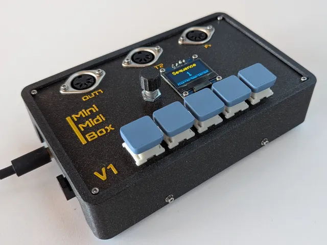Mini MIDI Box - Arduino Based MIDI Controller