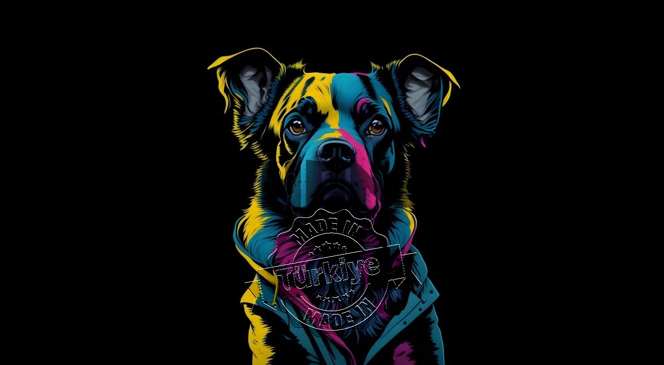 Renkli Köpek Lithophane