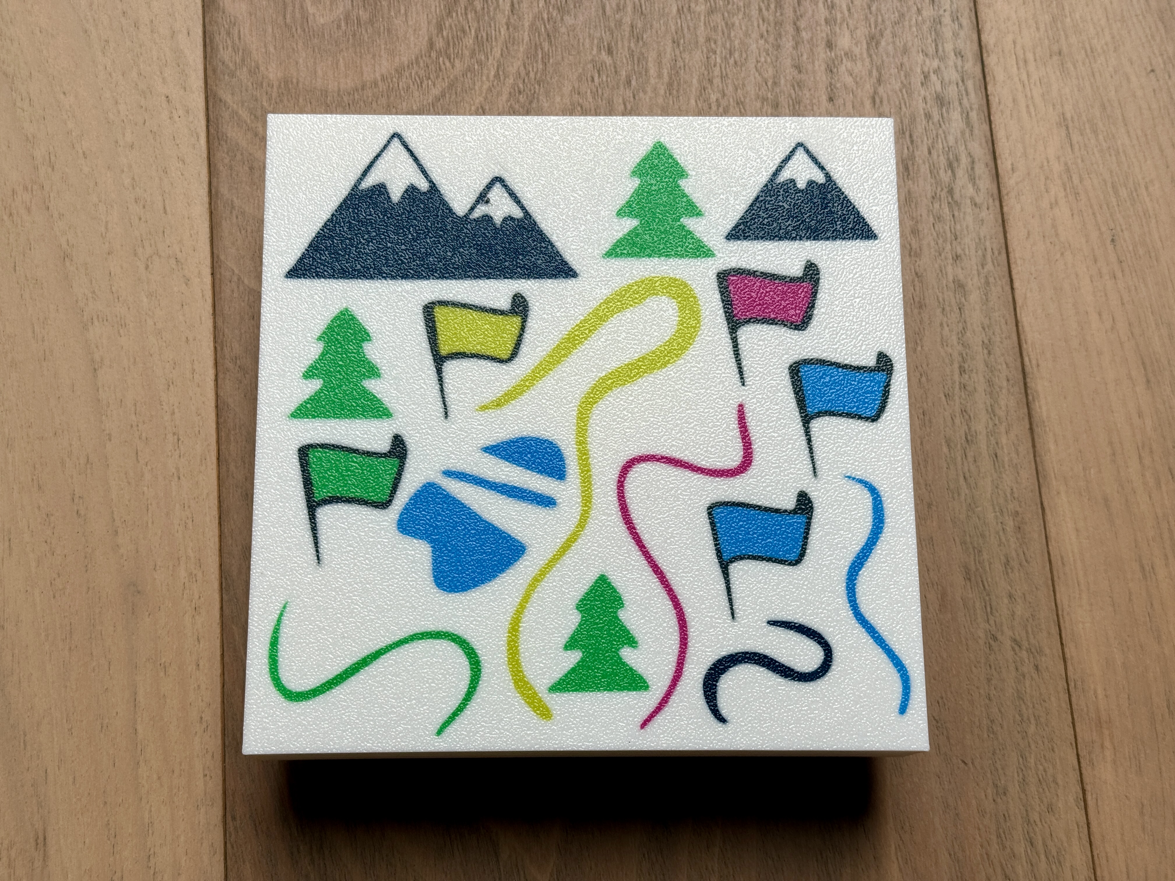 LEGO Friends Ski Map Tile, 10x size (3068pb1112)