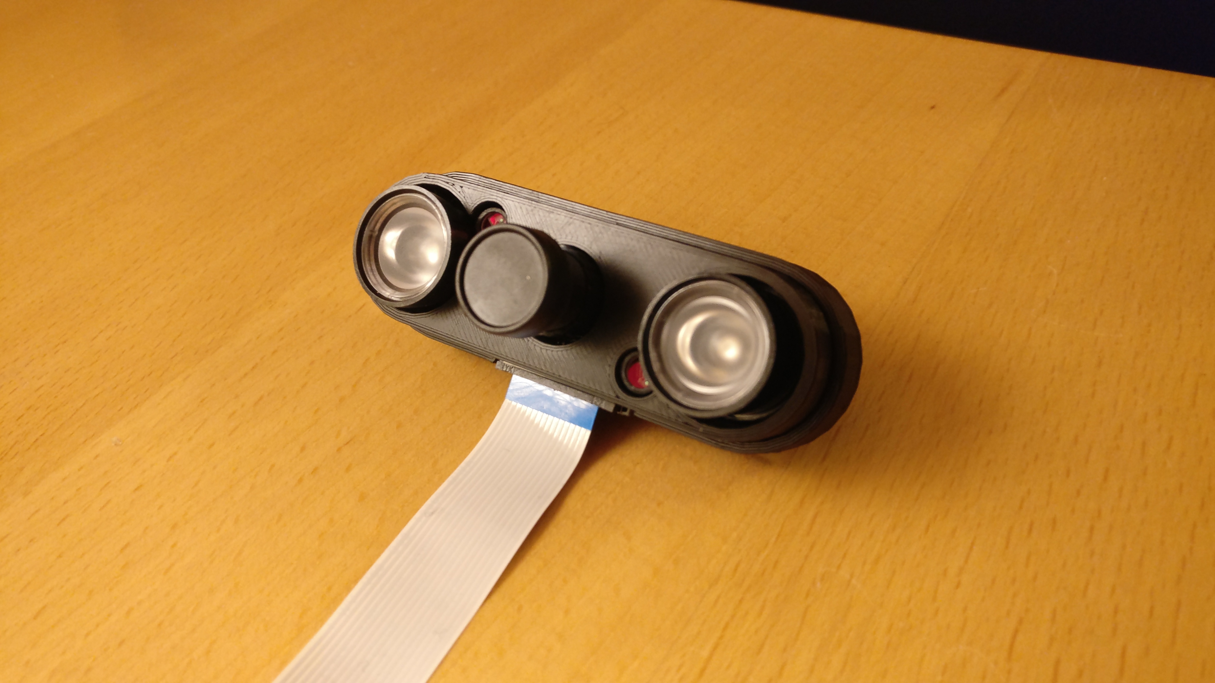 Raspberry Pi Night Vision Camera Mount (incl. Infrared spots) by