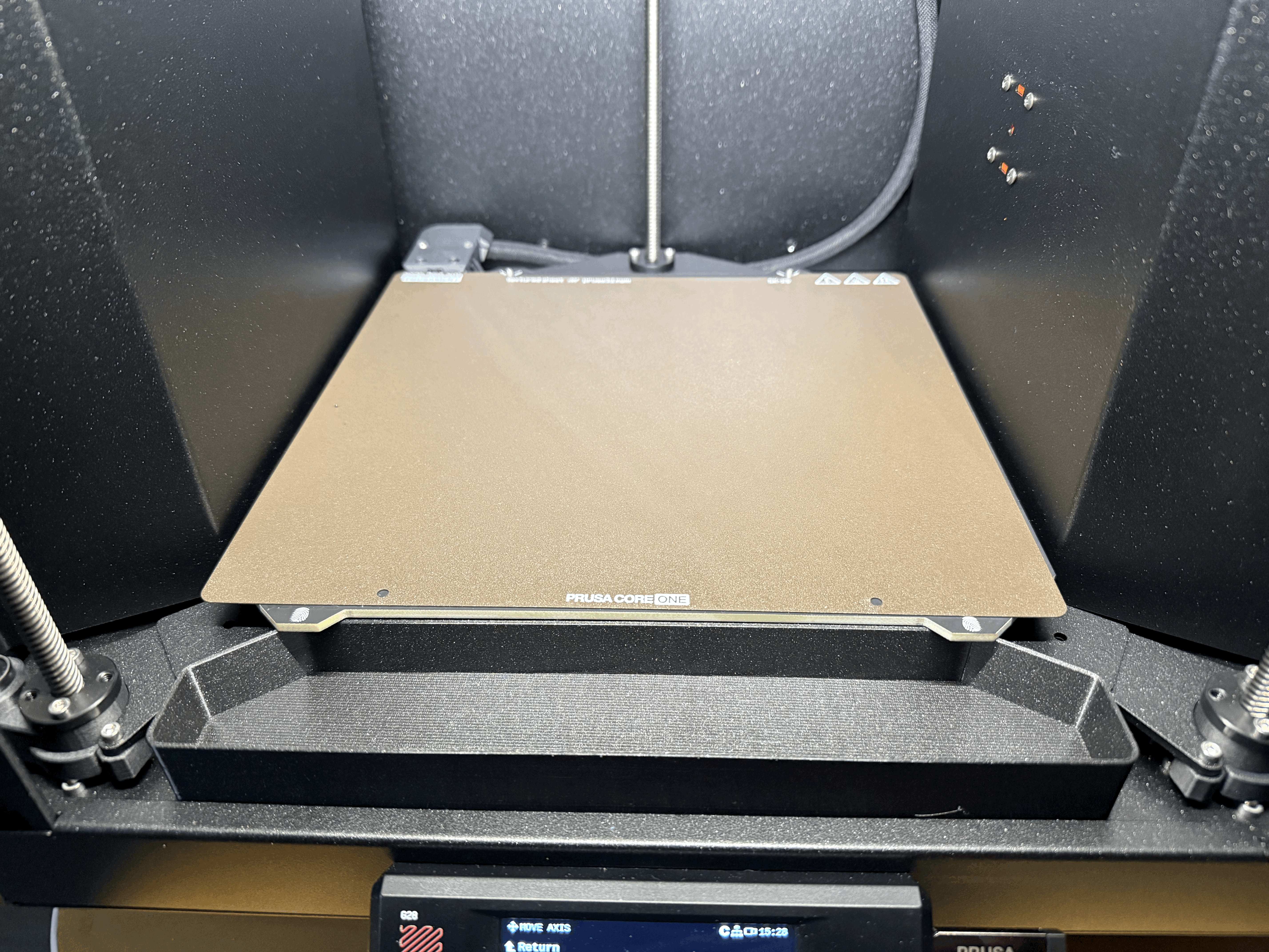 Prusa CORE One purge/trash tray for 10x1.8mm Round Magnets 3D model thumbnail