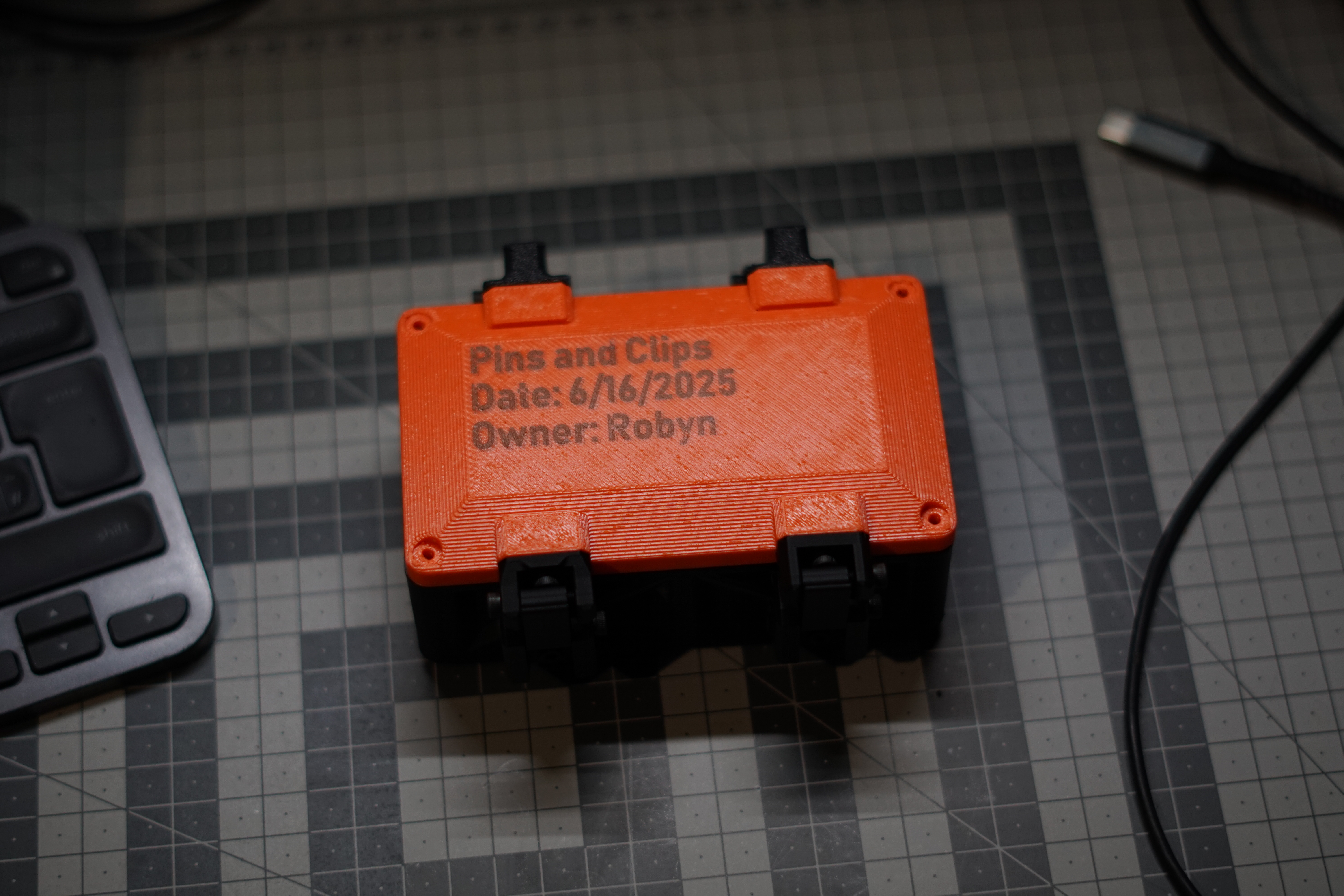Parametric Box - Waterproof - Dual Hinge/Latch - FreeCAD