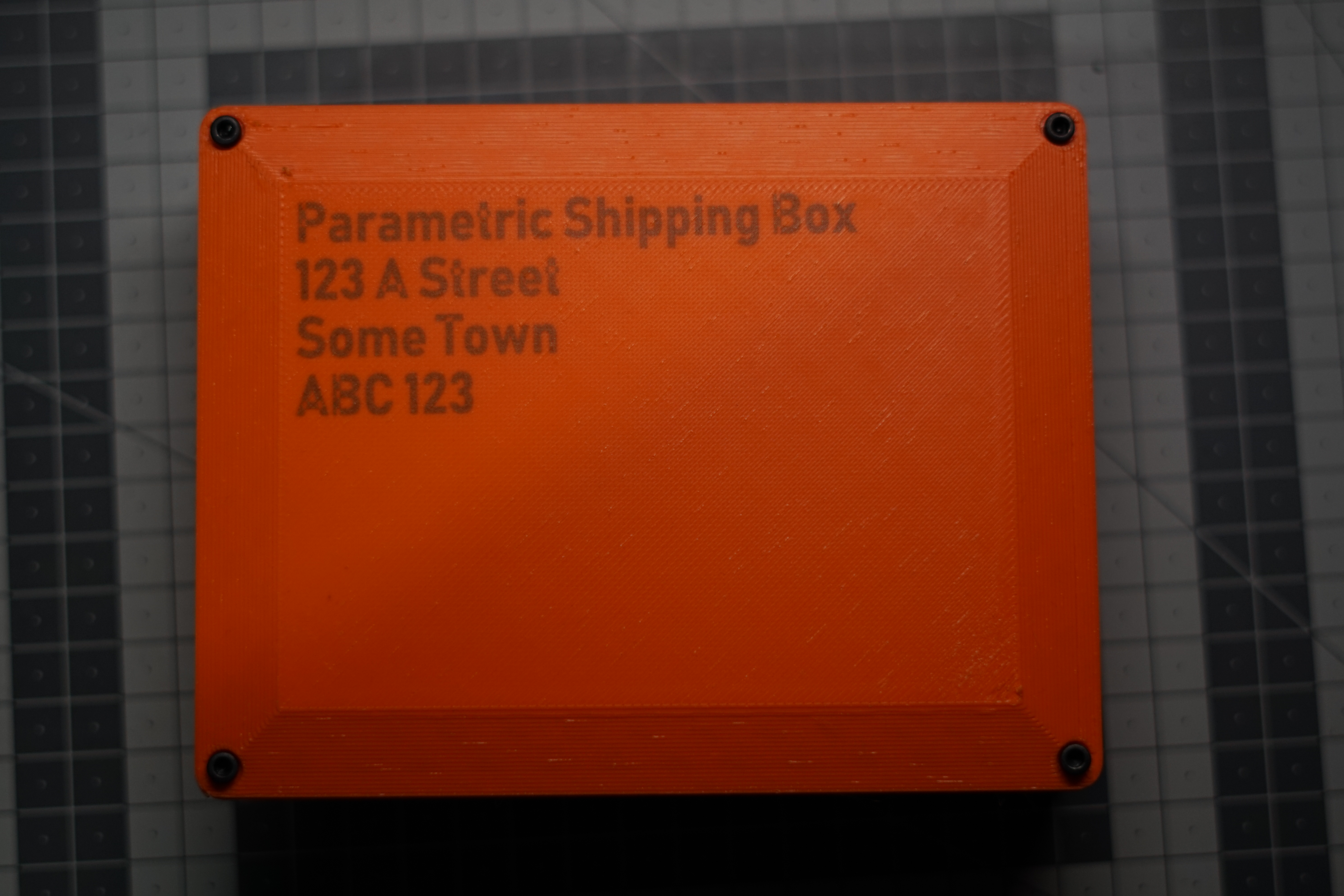 Parametric Shipping Box - Waterproof - FreeCAD