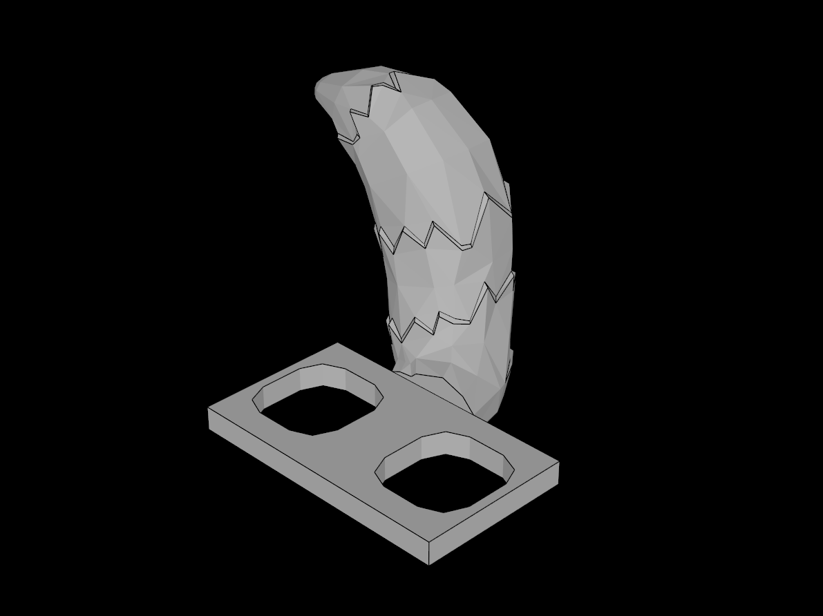 Lego Compatible (18277.dat) Minifig Costume Tail Fluffy