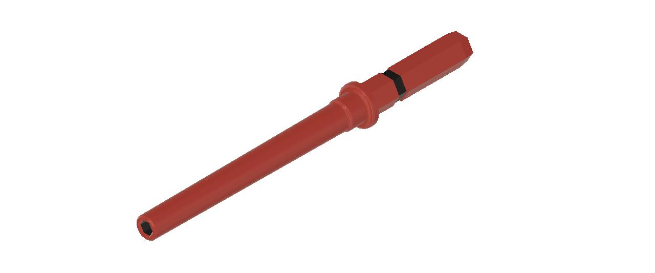 Miniatura 3 do modelo 3D Wera 4mm precision Driver Insert