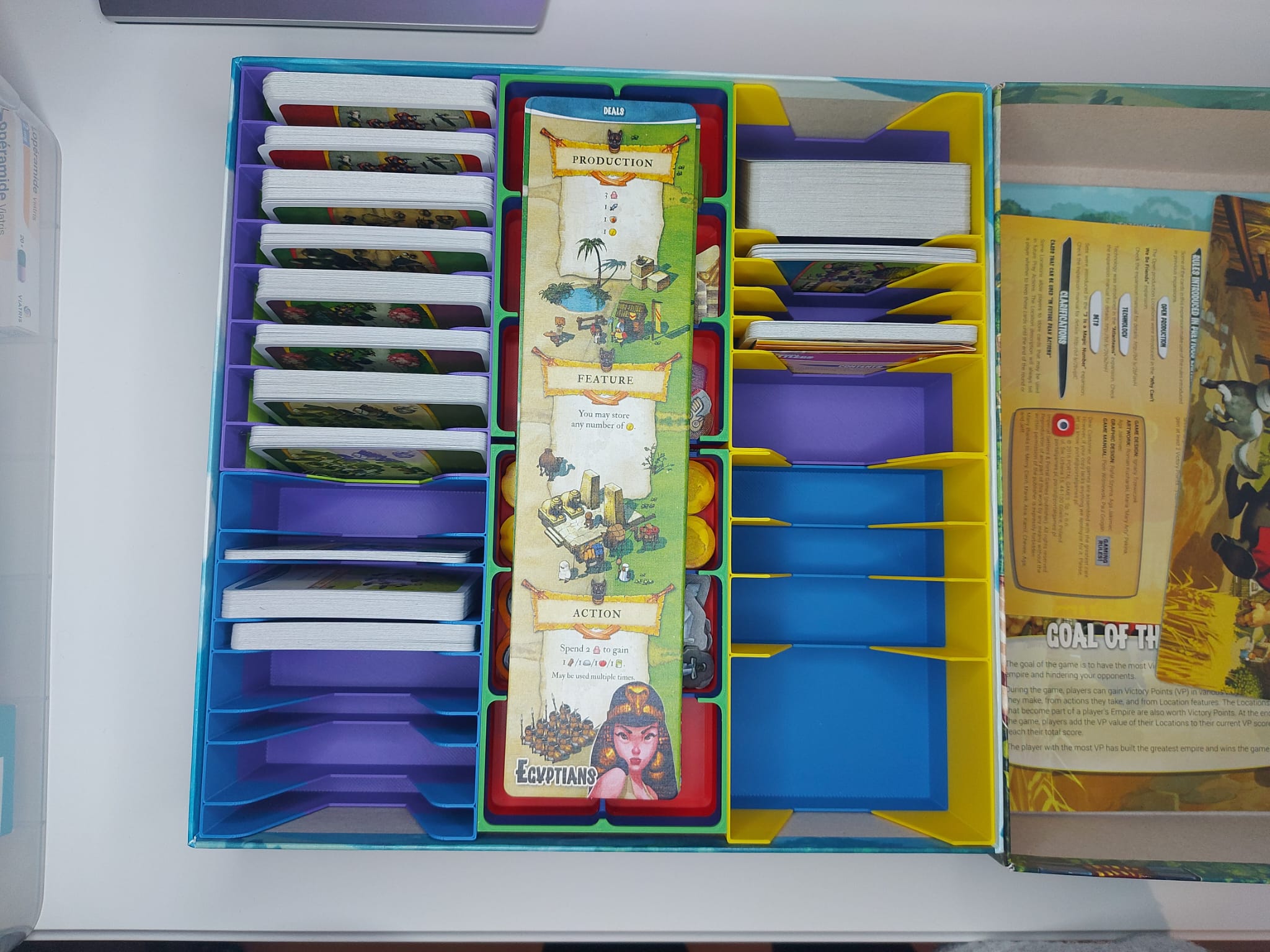 Imperial Settlers (incl. faction expansions, small box expansions, Rise of the Empire) - 3D Printed Insert