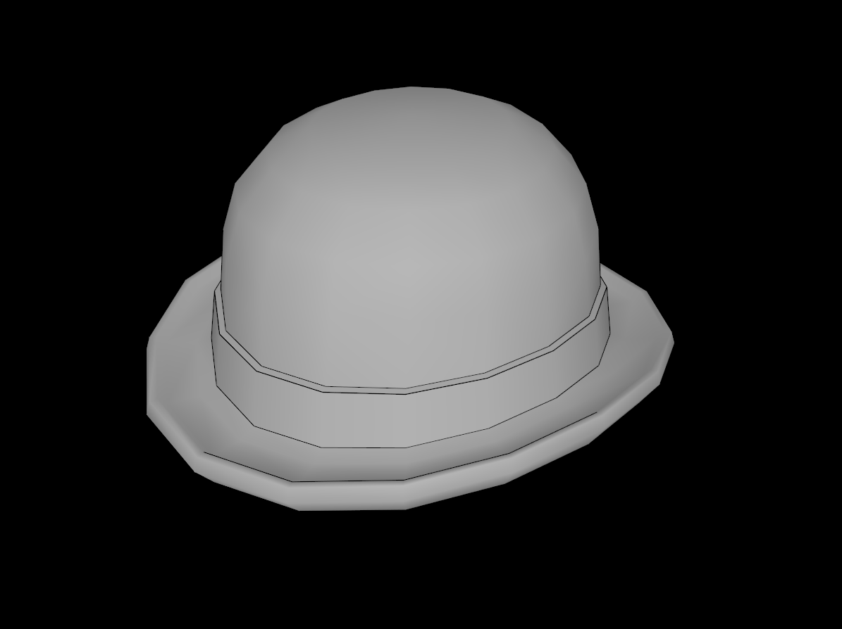 Lego Compatible (95674.dat) Minifig Hat Bowler