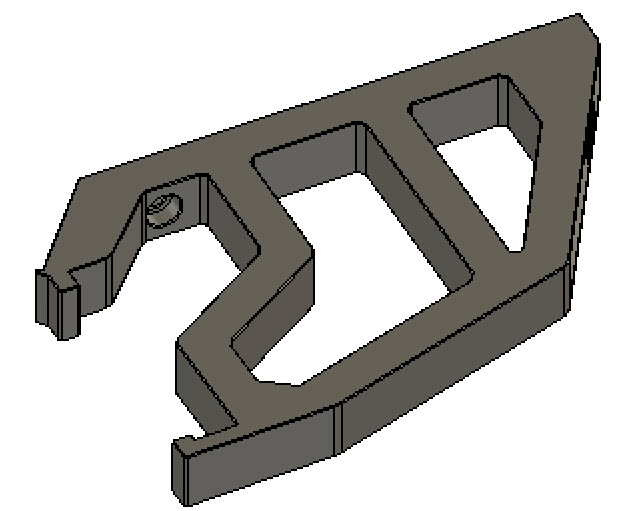 MMU3 holder on MK3 and MK4 angle 15Degree and adjustable 0deg to 25deg in CAD file
