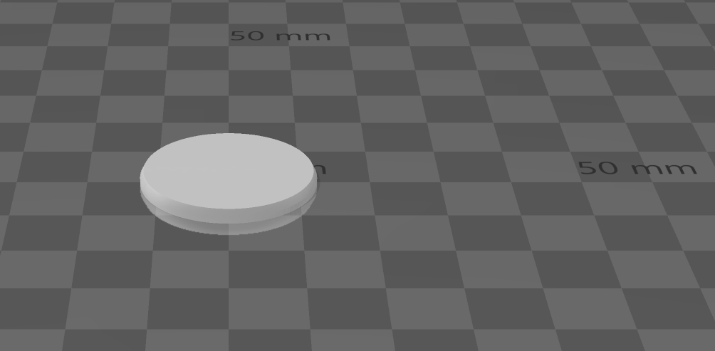 Parametric Plain Miniature Base
