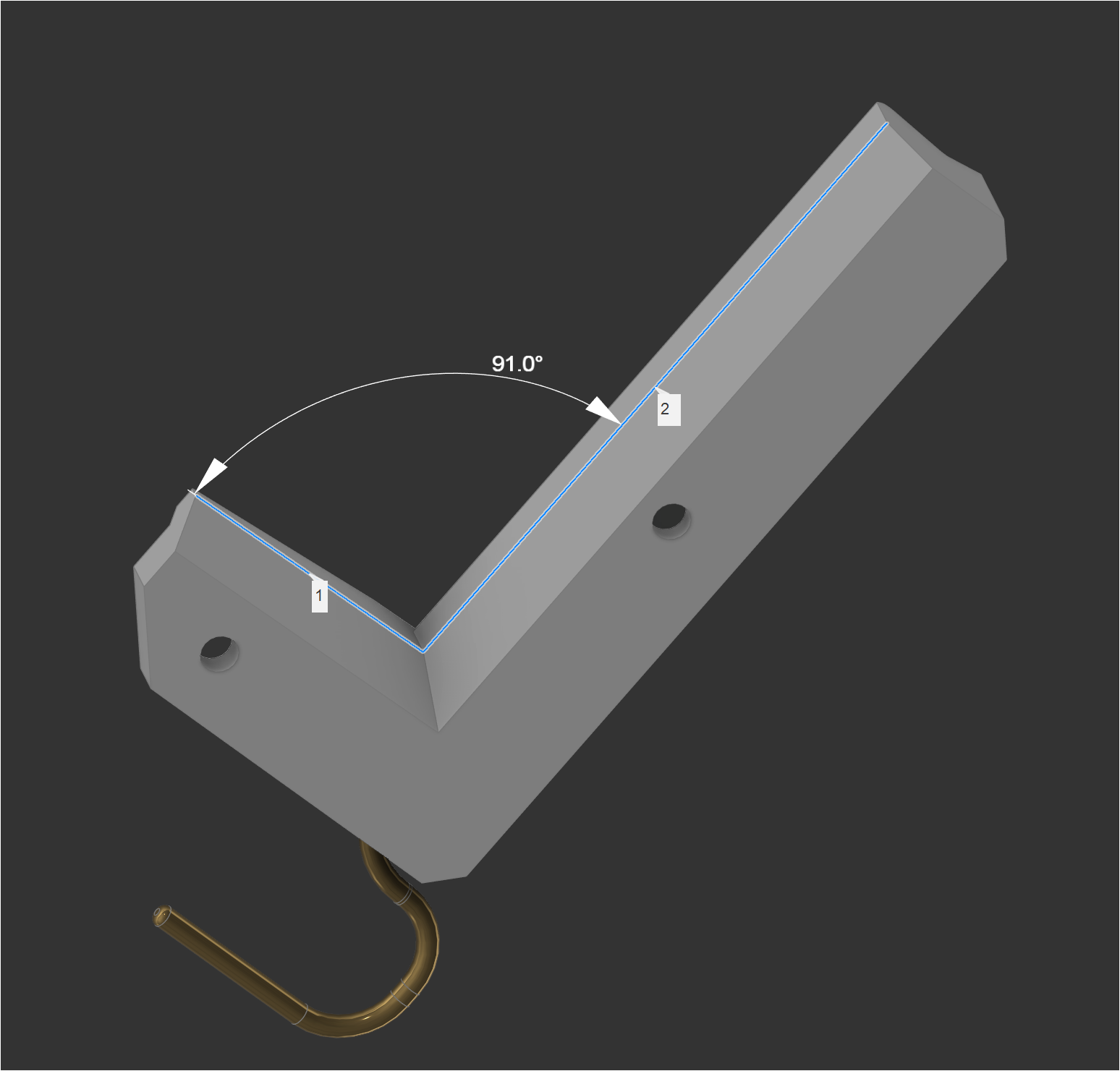 Interior door key holder — miniatura 2