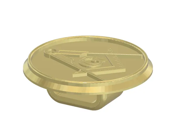 Masonic Shank Button
