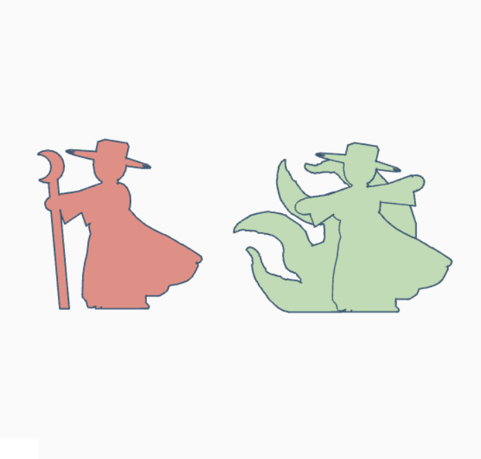 Lovecraftian Witches Meeples