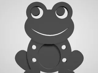 Frog button by Lucas Kranz | Download free STL model 
