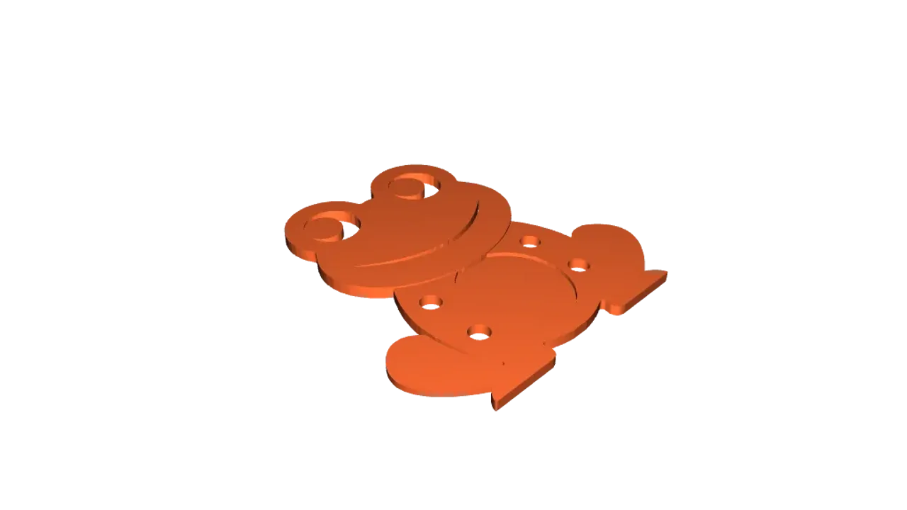 Frog button by Lucas Kranz | Download free STL model | Printables.com