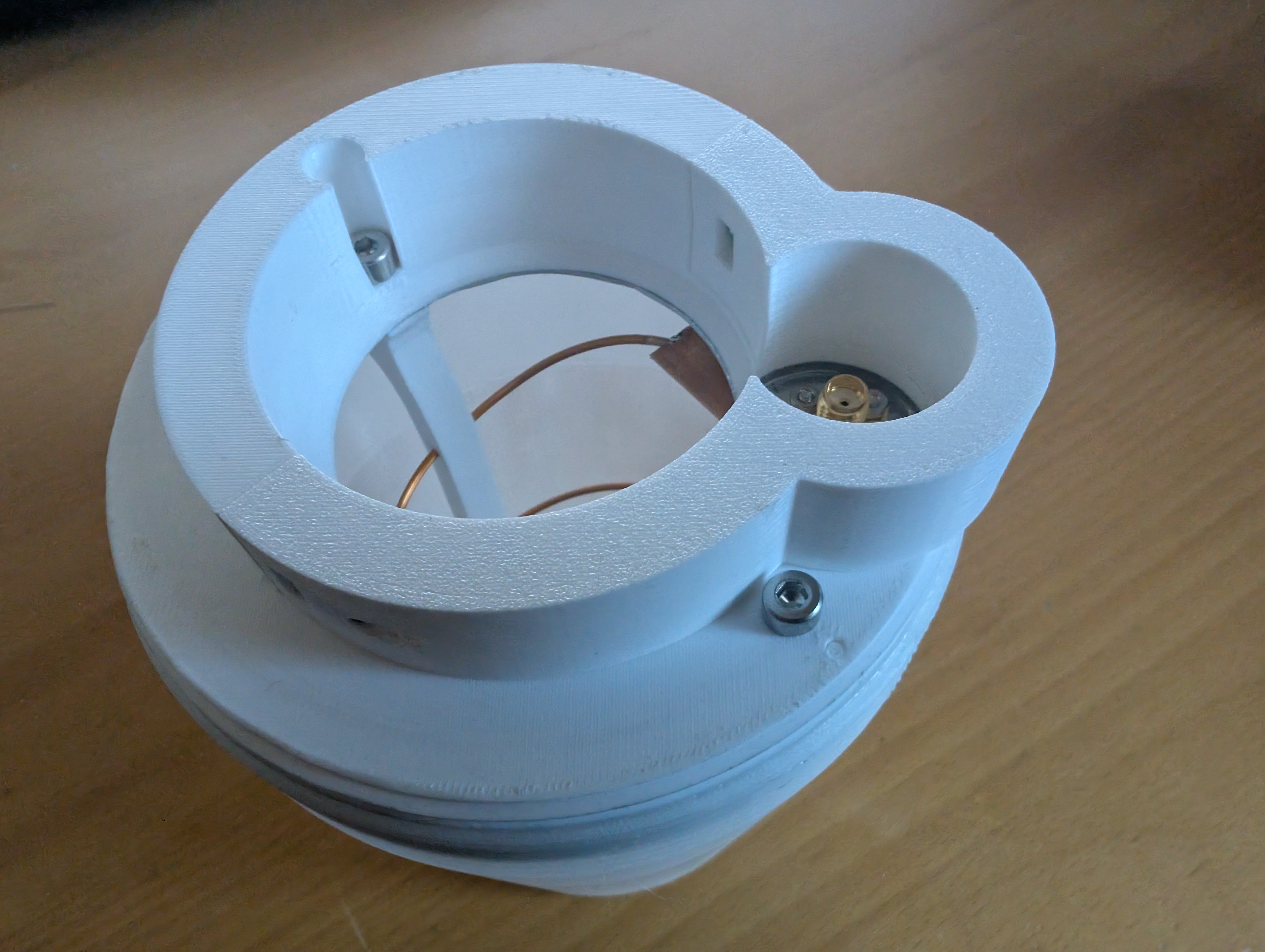 "HOLY" the Original - QO-100 2.4GHz - 2-4.5 turn Helix Dual feed - Bullseye LNB - NO ICECONE !