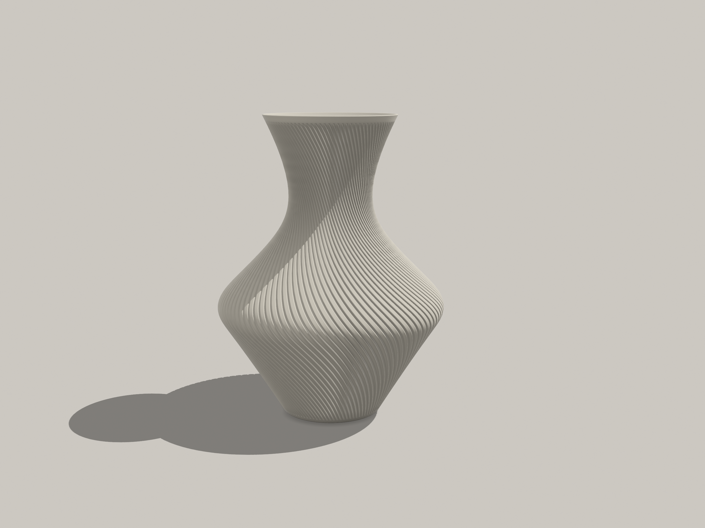 Swirl Rib Vase (not for vase mode).