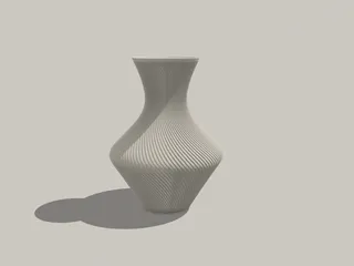 Swirl Rib Vase (not for vase mode).