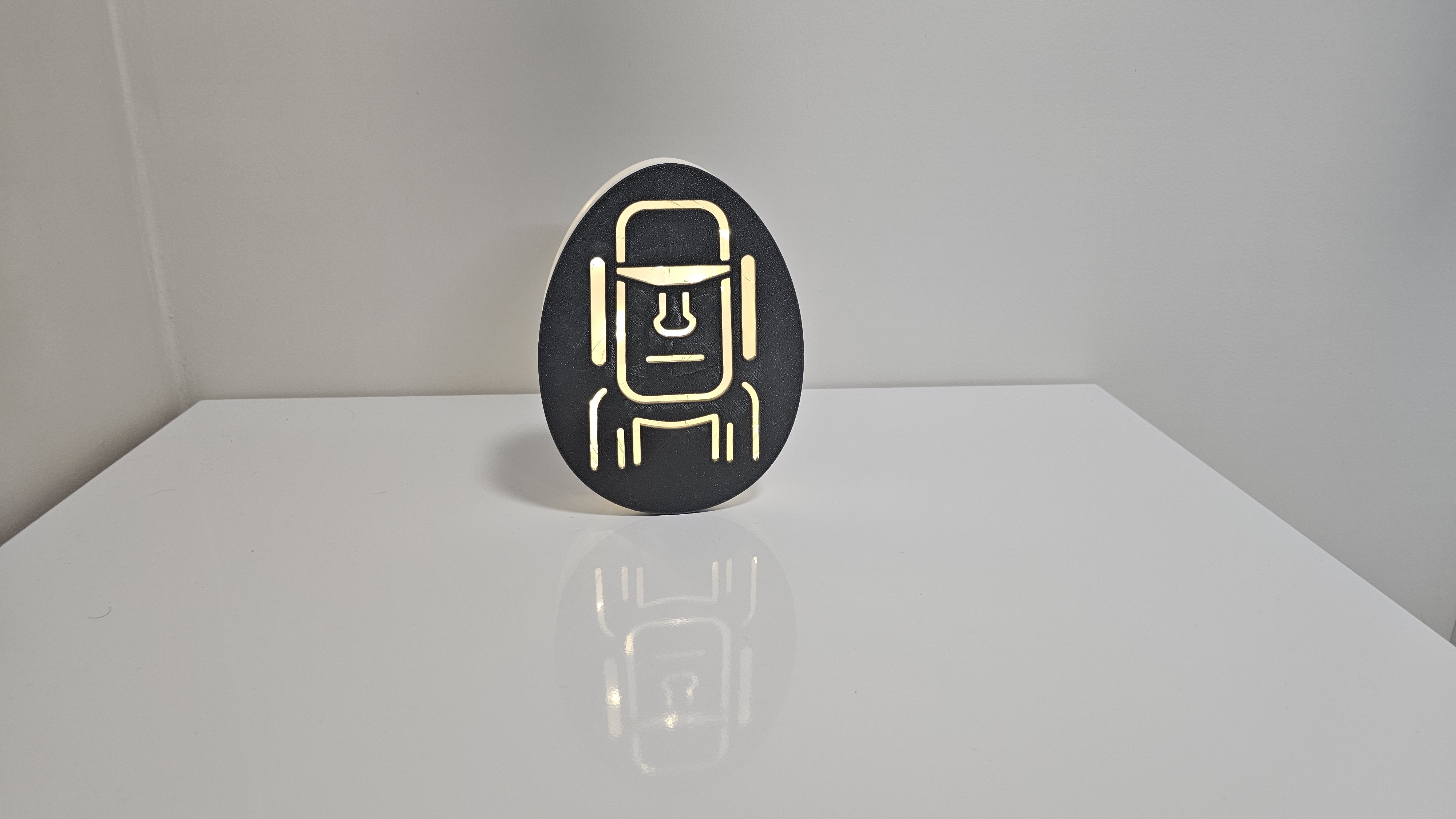 Easter Moai egg.