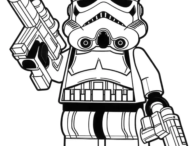 Star Wars Wall Art Lego Trooper