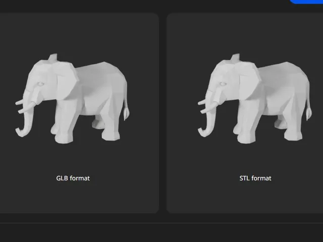 Low poly Elefant