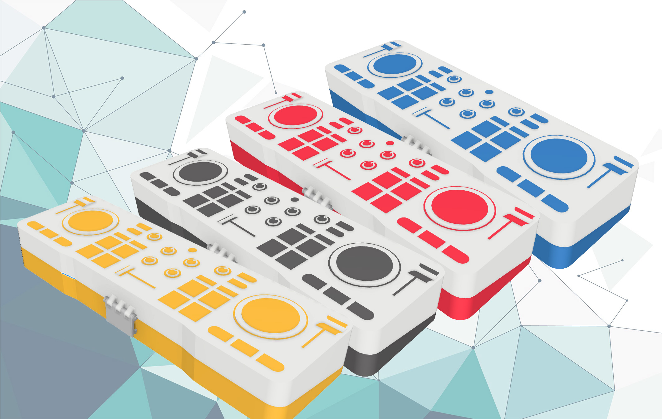 Hercules DJ Control Mix - travel case & table stand