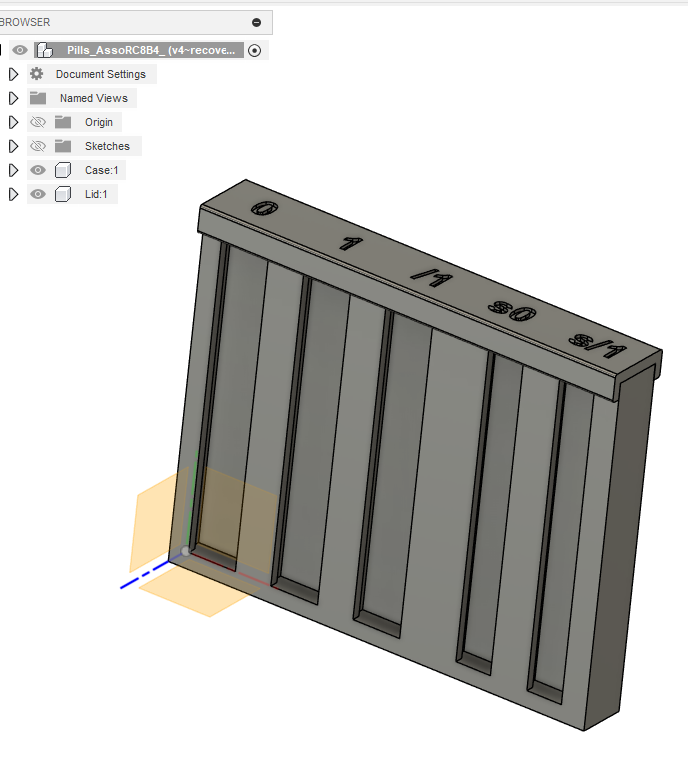 Suspension Bushings Pill-box ASSO RC8B4