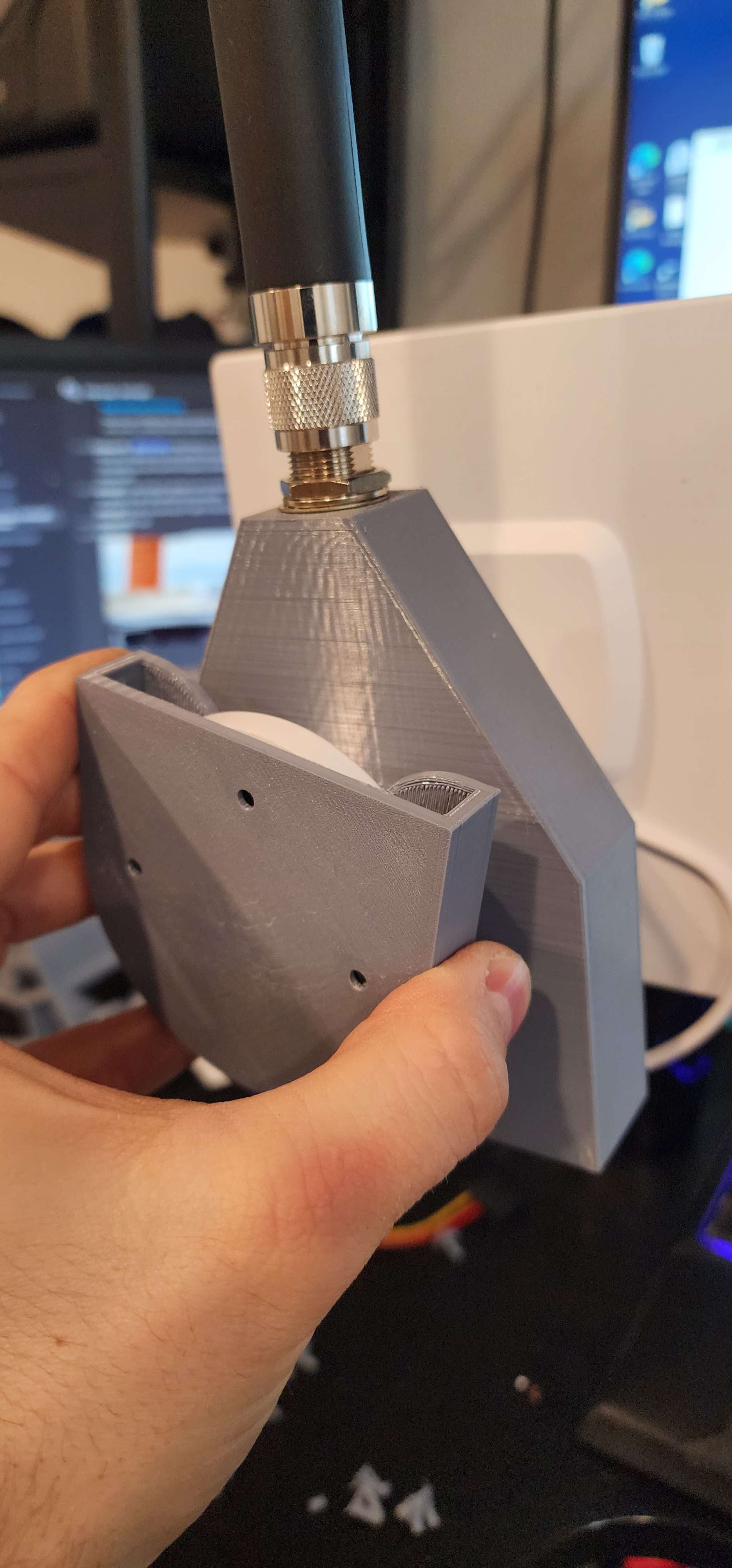Holster for 5w Solar Mount Meshtastic Node - Quick Maintenance
