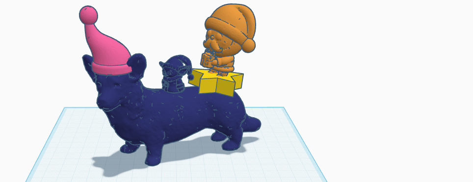 Santa forgot his sleigh [ so he brought his son and a corgi ]