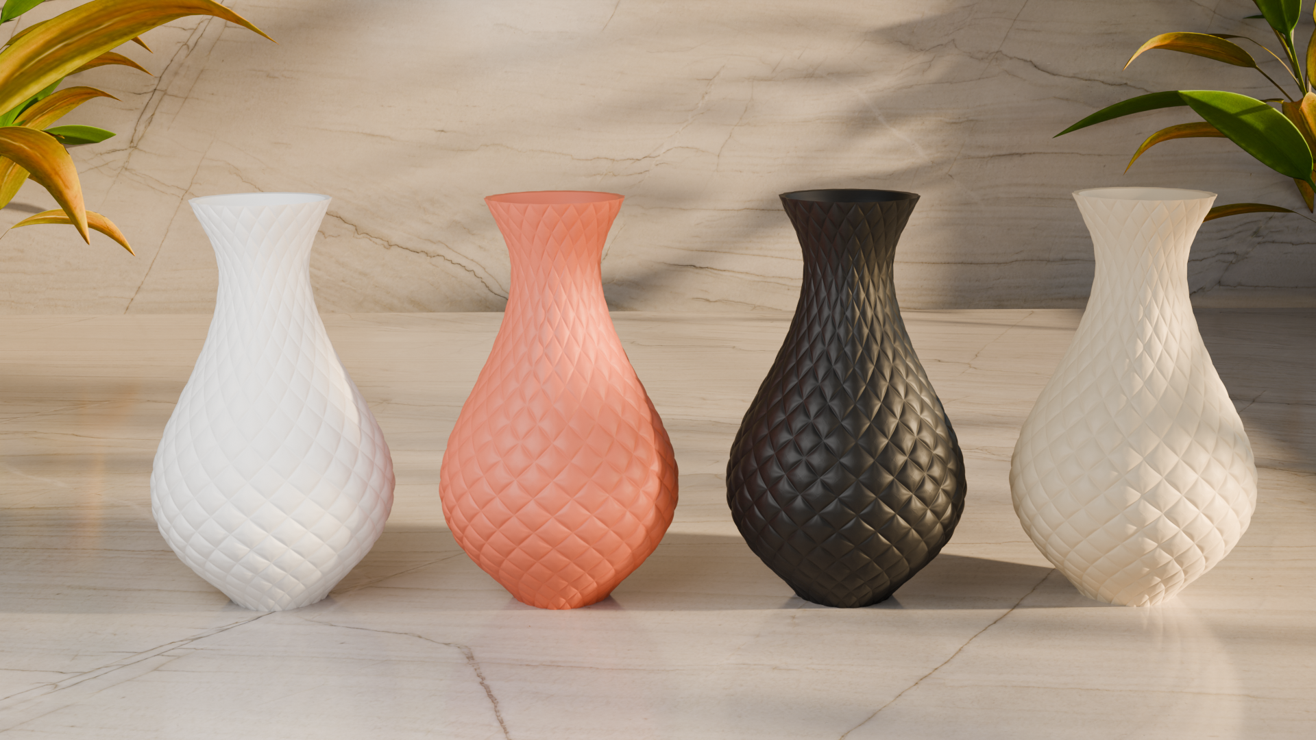 Padded vase
